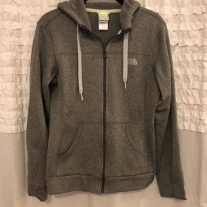 The North Face Grey Zip Up Hoodie